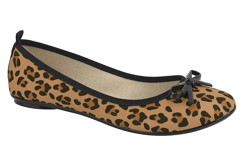 Animal Print Ballerina (MOLECA) -  FINAL SALE