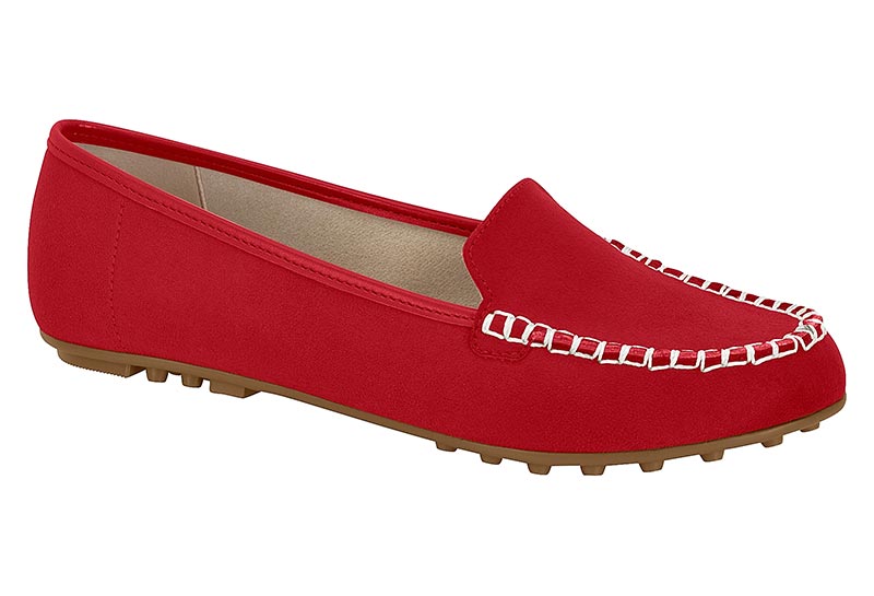 Red Suede Moccasin (BEIRA RIO) - FINAL SALE