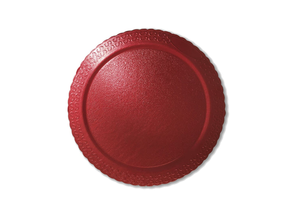 Cake board, moisture resistant - 32cm - Red - 1 pc | Ultrafest