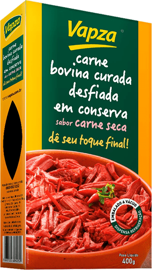 Carne Seca Curada e Desfiada (VAPZA) - B.B: Aug/2025