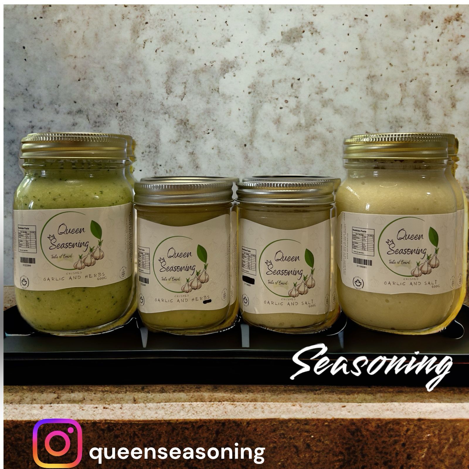 Tempero Caseiro 600g (QUEEN SEASONING) - B.B: Jan/2026