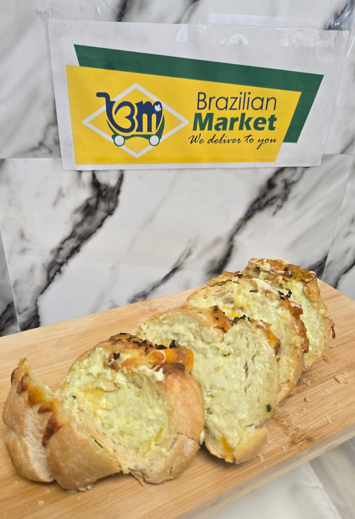 Pão de Alho com Queijo Congelado - 2 Unids. (BRAZILIAN MARKET) - NOVA RECEITA