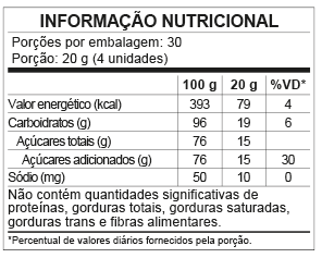 Bala chiclete - BOLETE (DORI)