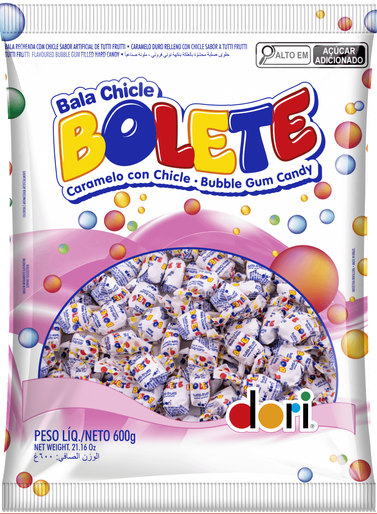 Bala chiclete - BOLETE (DORI)