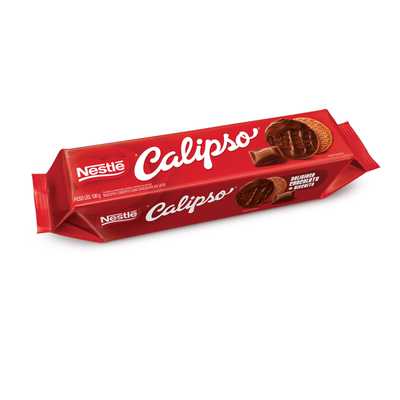 Biscoito com cobertura de chocolate Calipso 130g (NESTLE)