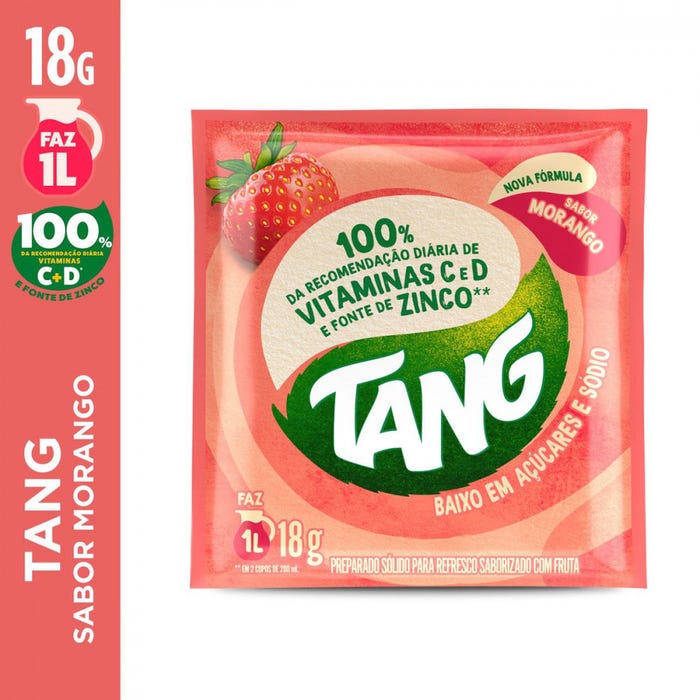 Sucos Tang Fonte de Zinco 18g (TANG)