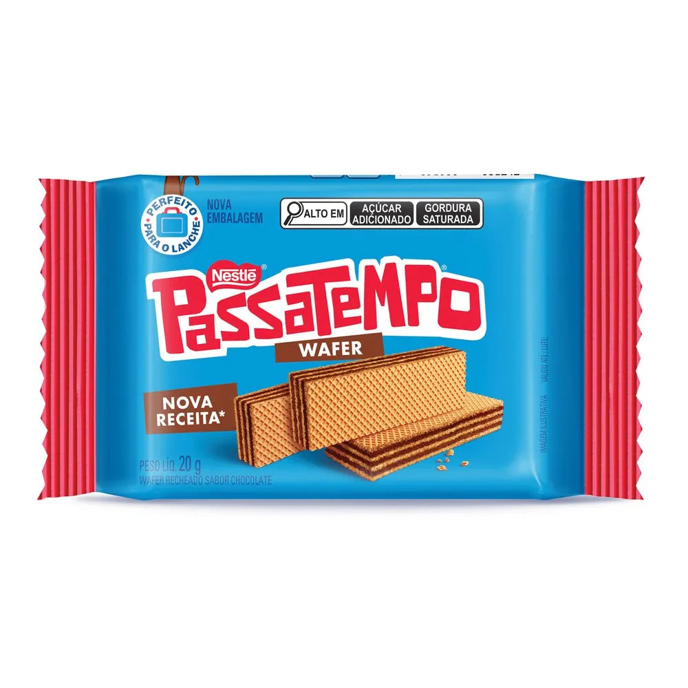 Biscoito Wafer Chocolate Passatempo (20g)