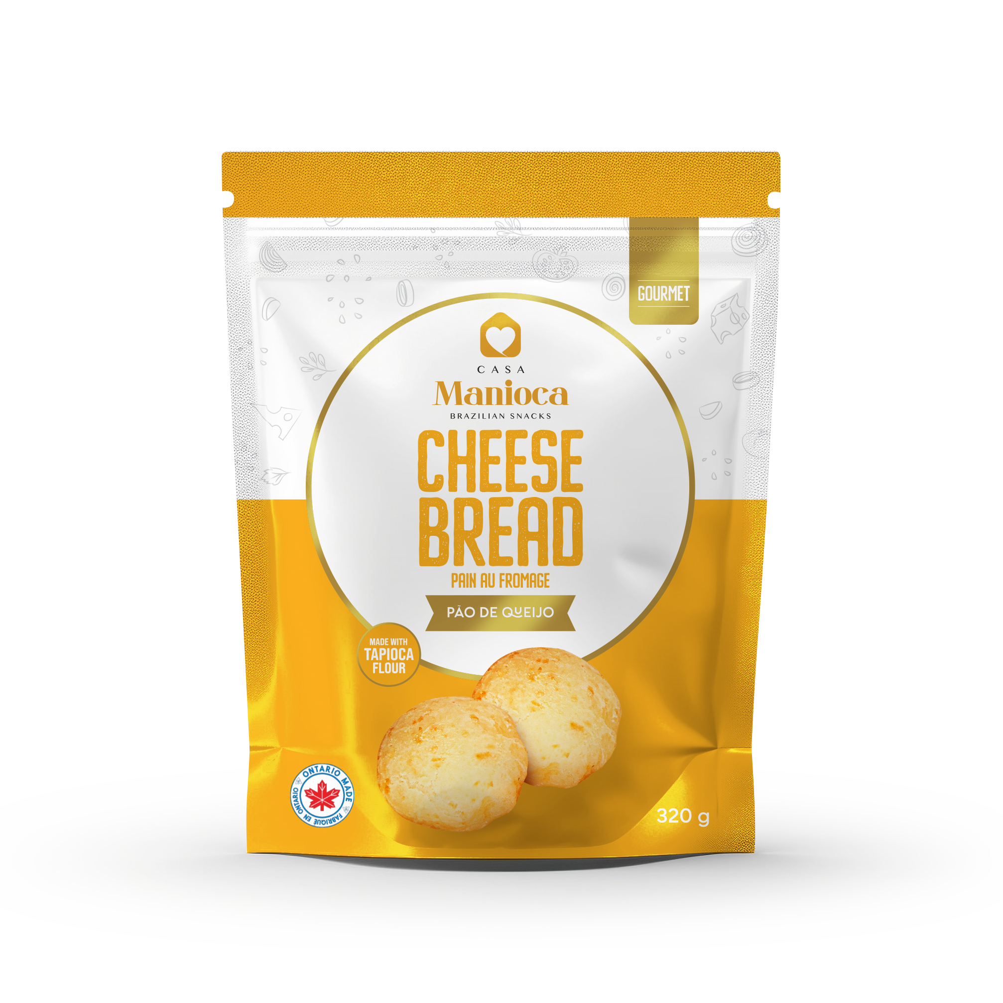 Pão de Queijo 320g  (CASA MANIOCA)