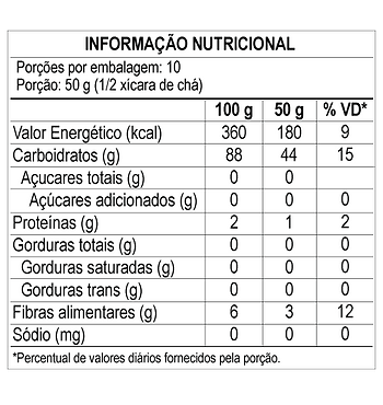 Farinha de Mandioca 500g (DA TERRINHA)