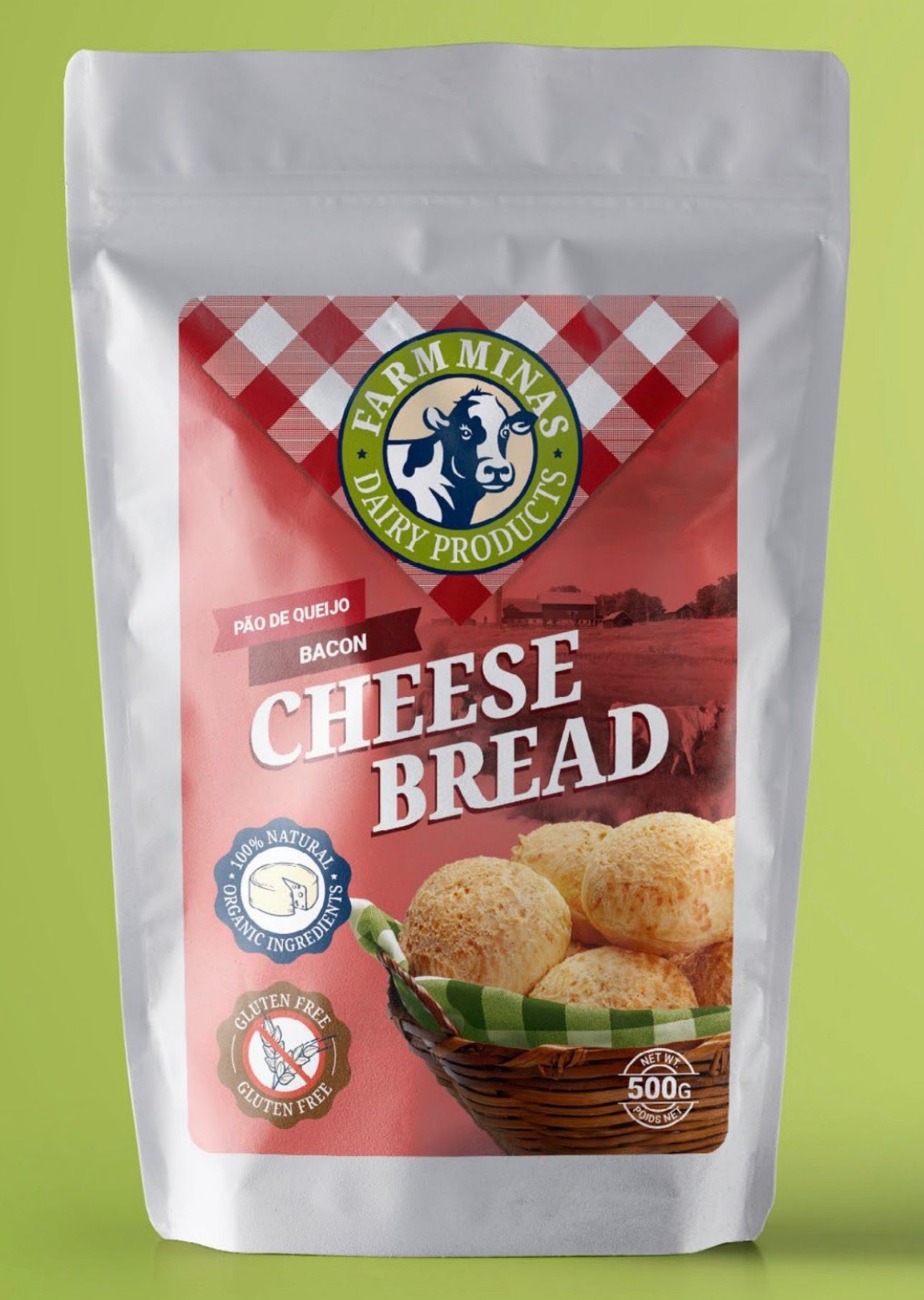PÃO DE QUEIJO ORGANICO (FARM MINAS) - 500g