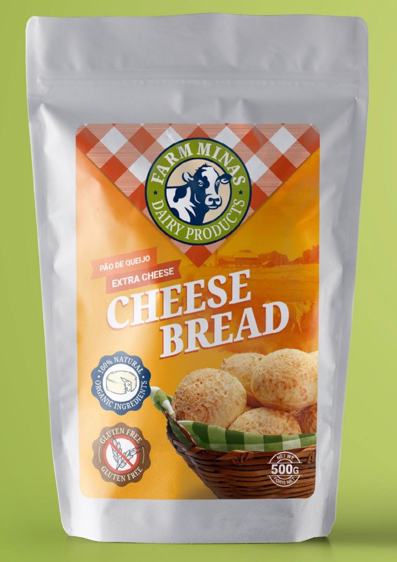 PÃO DE QUEIJO ORGANICO  (FARM MINAS) - 1Kg