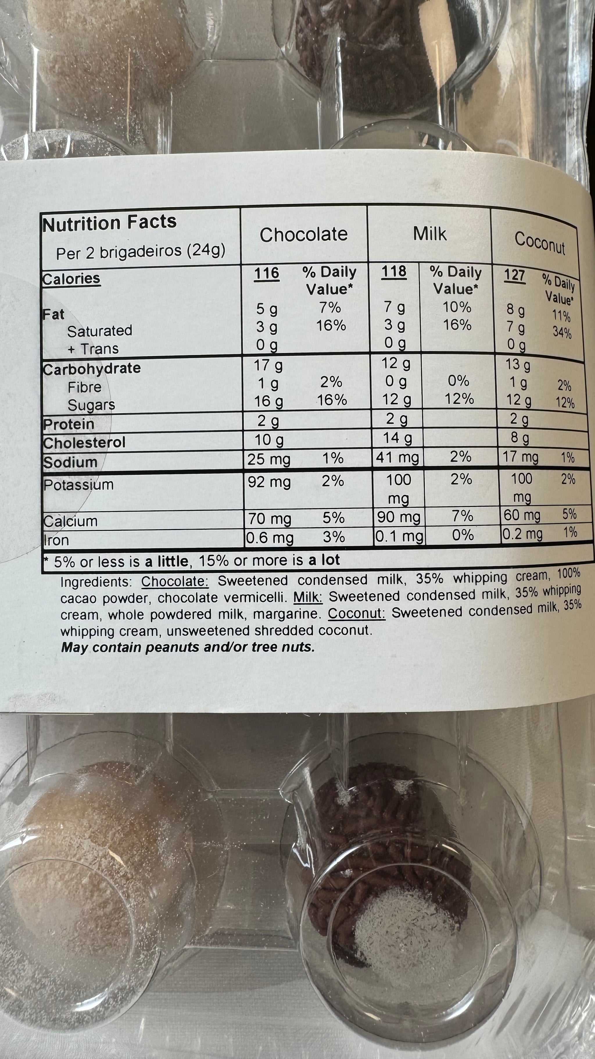 Caixa de Brigadeiros Diversos Congelado - 12 unids. (SOPHIE'S SWEETS)