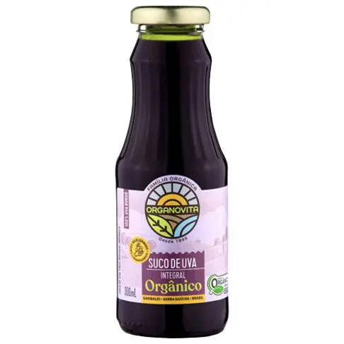 Suco de Uva Integral 100% - ORGANICO (ORGANOVITA)