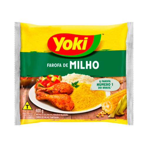 Farofa Temperada de MILHO (YOKI)