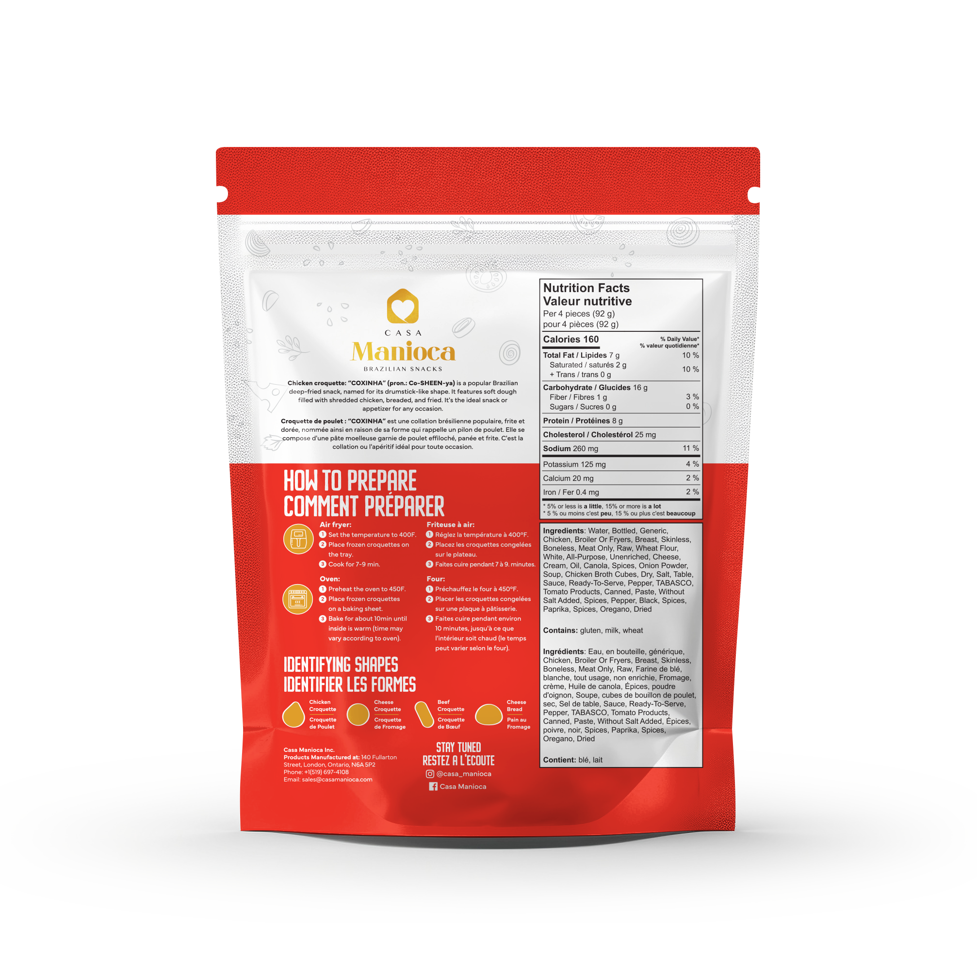 Salgadinhos Fritos e Congelados (CASA MANIOCA)