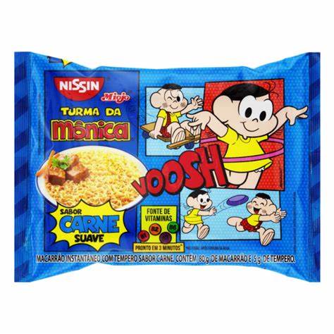 Miojo Turma da Monica 80g (NISSIN)
