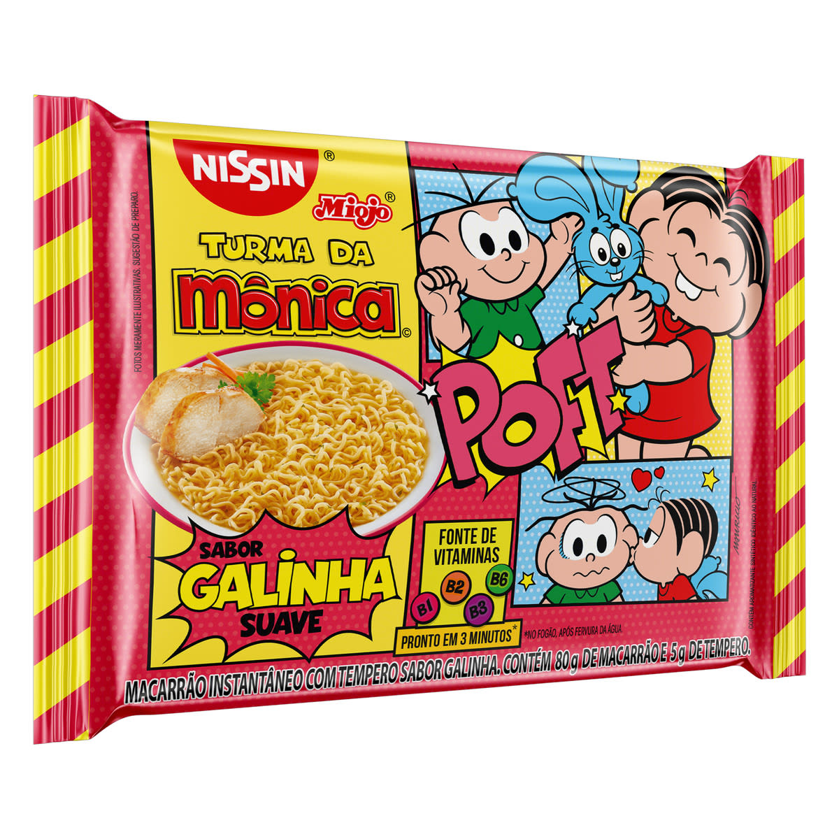 Miojo Turma da Monica 80g (NISSIN)