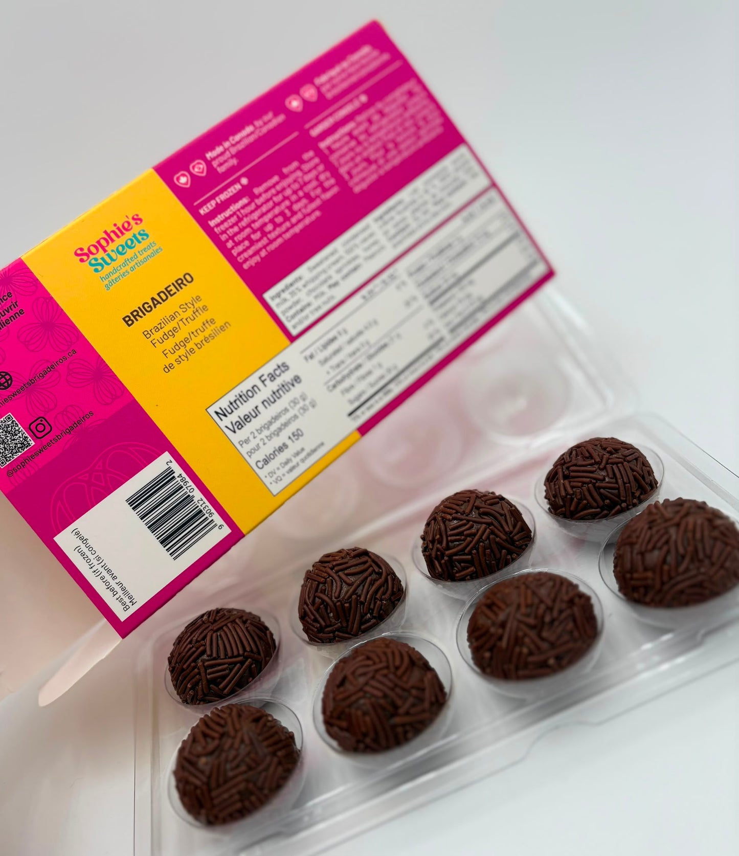 Caixa de Brigadeiros Diversos Congelado - 08 unids. (SOPHIE'S SWEETS)