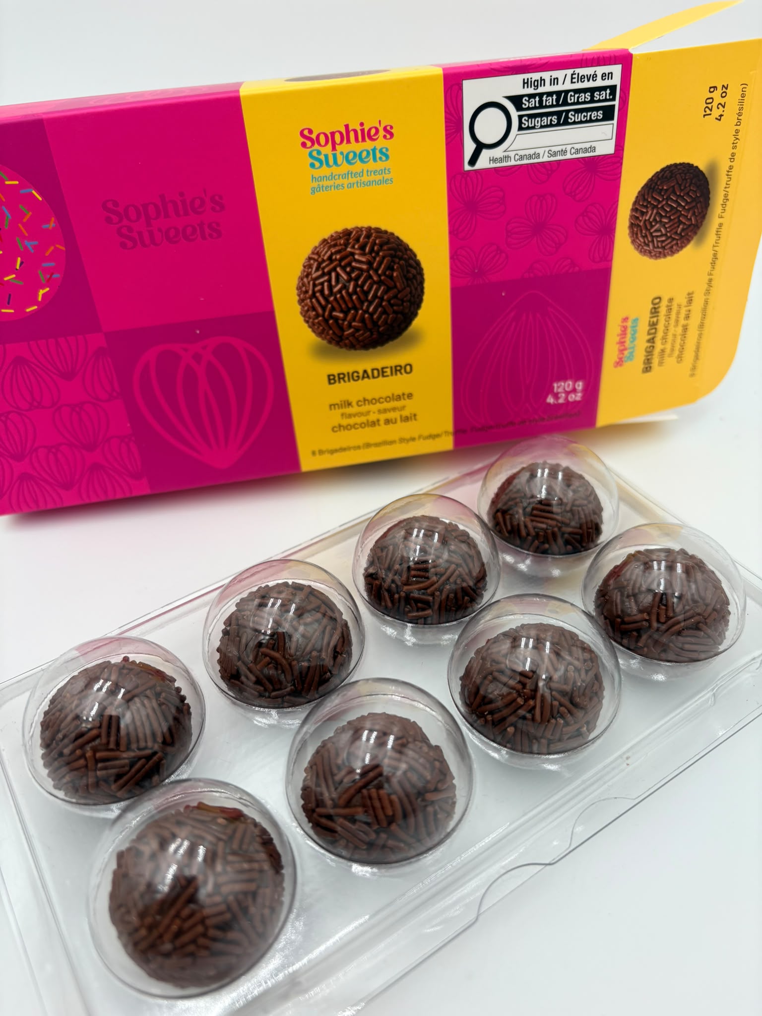Caixa de Brigadeiros Diversos Congelado - 08 unids. (SOPHIE'S SWEETS)