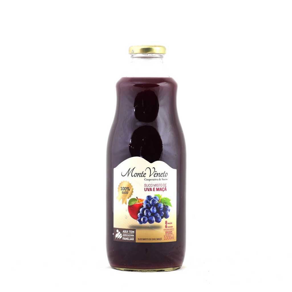 Suco Integral De Uva e Maçã 1L (MONTE VENETO)