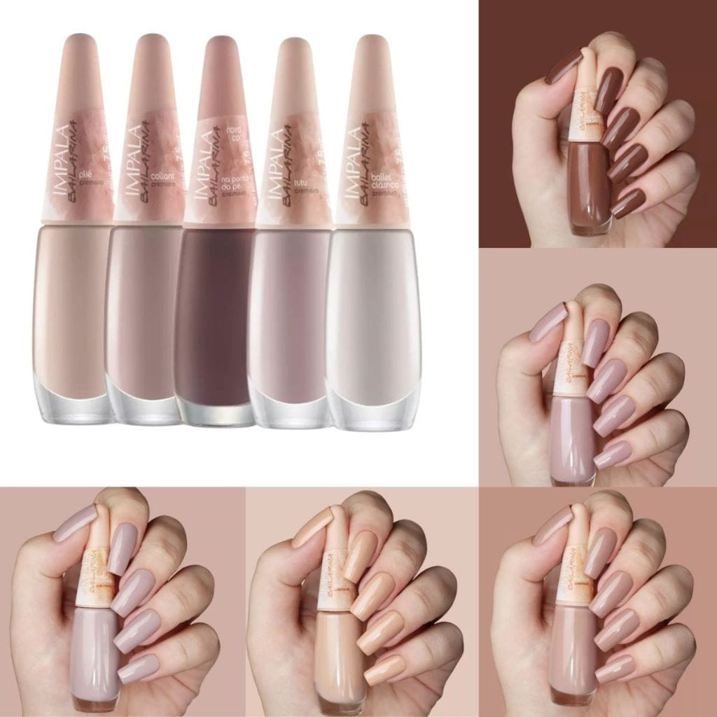 Esmaltes cremosos Coleção BAILARINA (IMPALA)