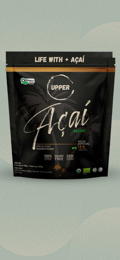 Polpa de Açaí Pura Orgânico 400g (UPPER)