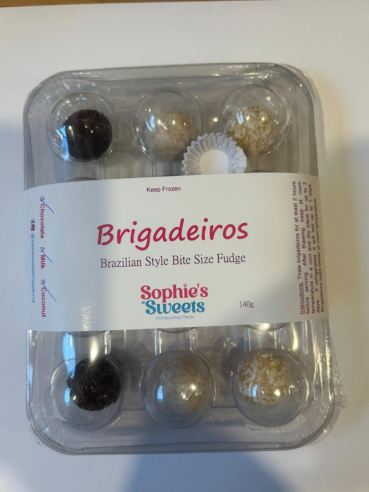Caixa de Brigadeiros Diversos Congelado - 12 unids. (SOPHIE'S SWEETS)