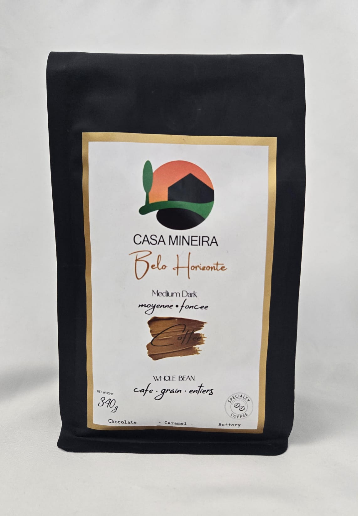 Café em Grão 340g (CASA MINEIRA) - B.B: Feb/2026