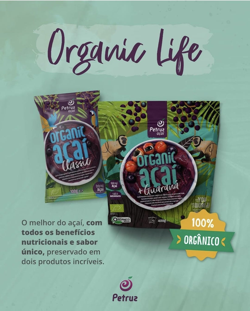 Polpa de Açaí Orgânico 400g (PETRUZ)