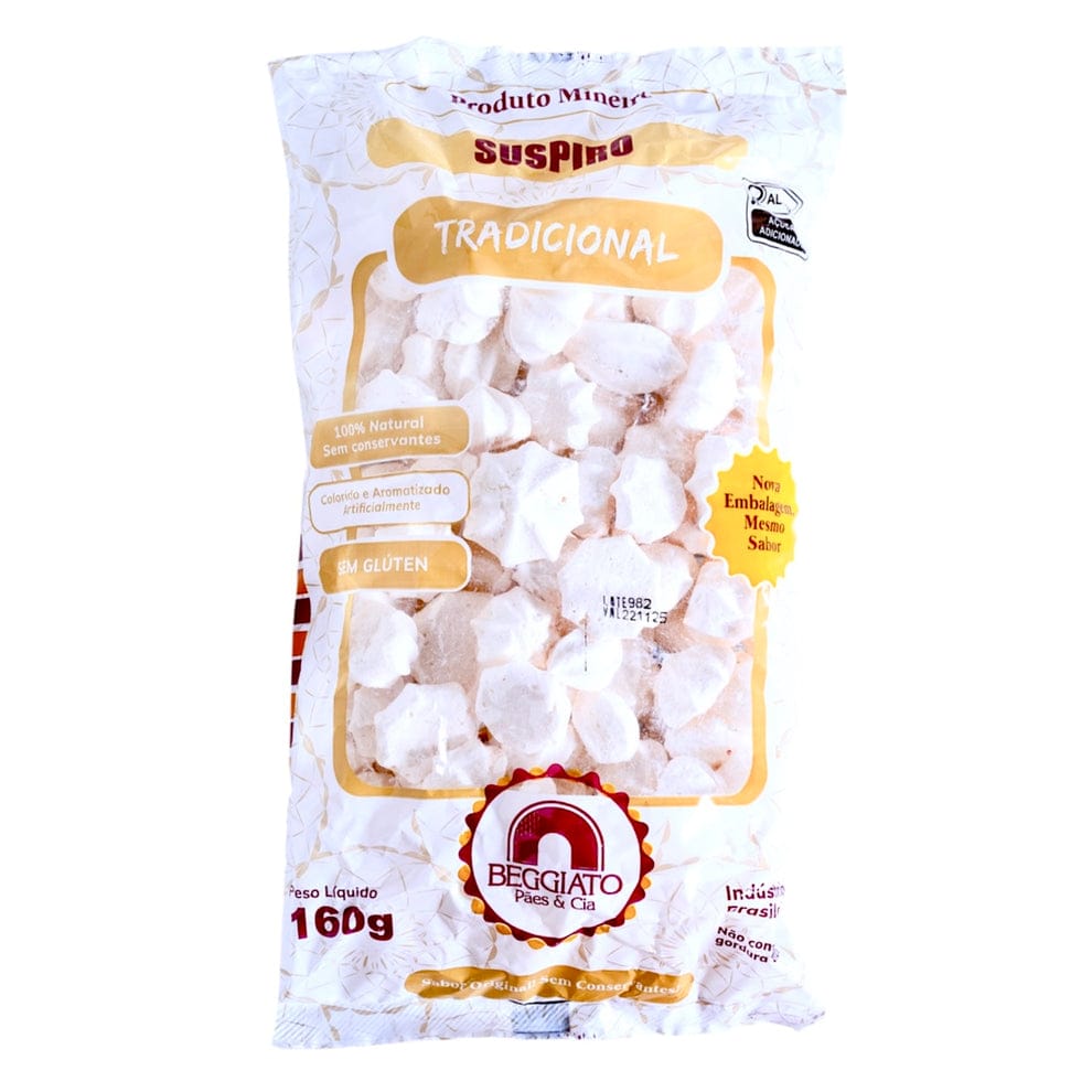 Suspiro 160g (BEGGIATTO Pães & Cia) B.B.:13/SEP/26