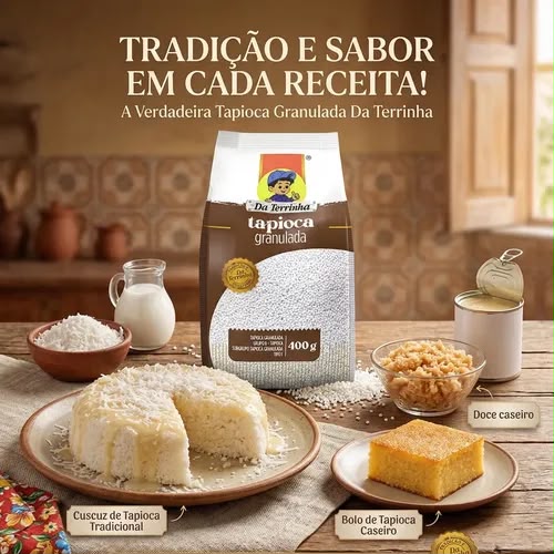 Tapioca Granulada (DA TERRINHA)