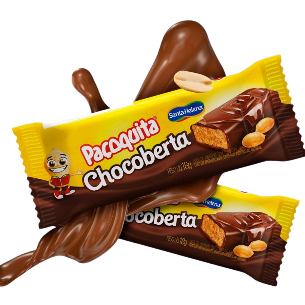 Pacoquita coberta com chocolate (SANTA HELENA)