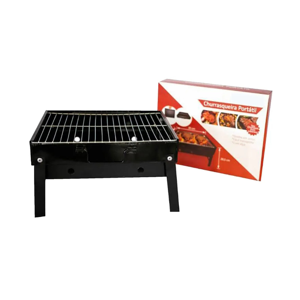 Churrasqueira a Carvão Tipo Maleta (BOM DE BRASA)