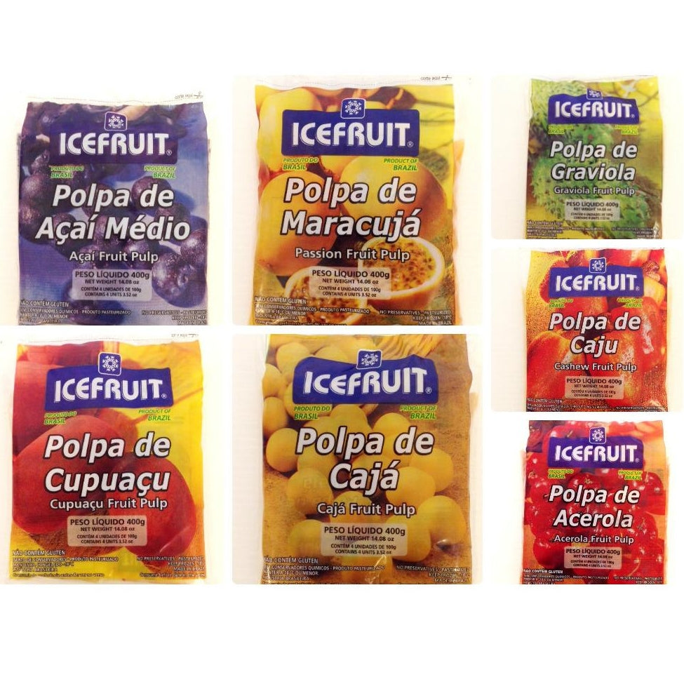 Polpa de Fruta Congelada 400g (ICEFRUIT)