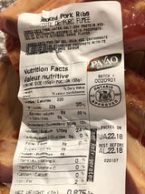 Costela de Porco Defumada (PAVÃO)