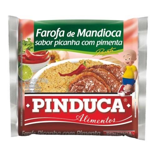 Farofa Temperada de Mandioca 250g (PINDUCA)