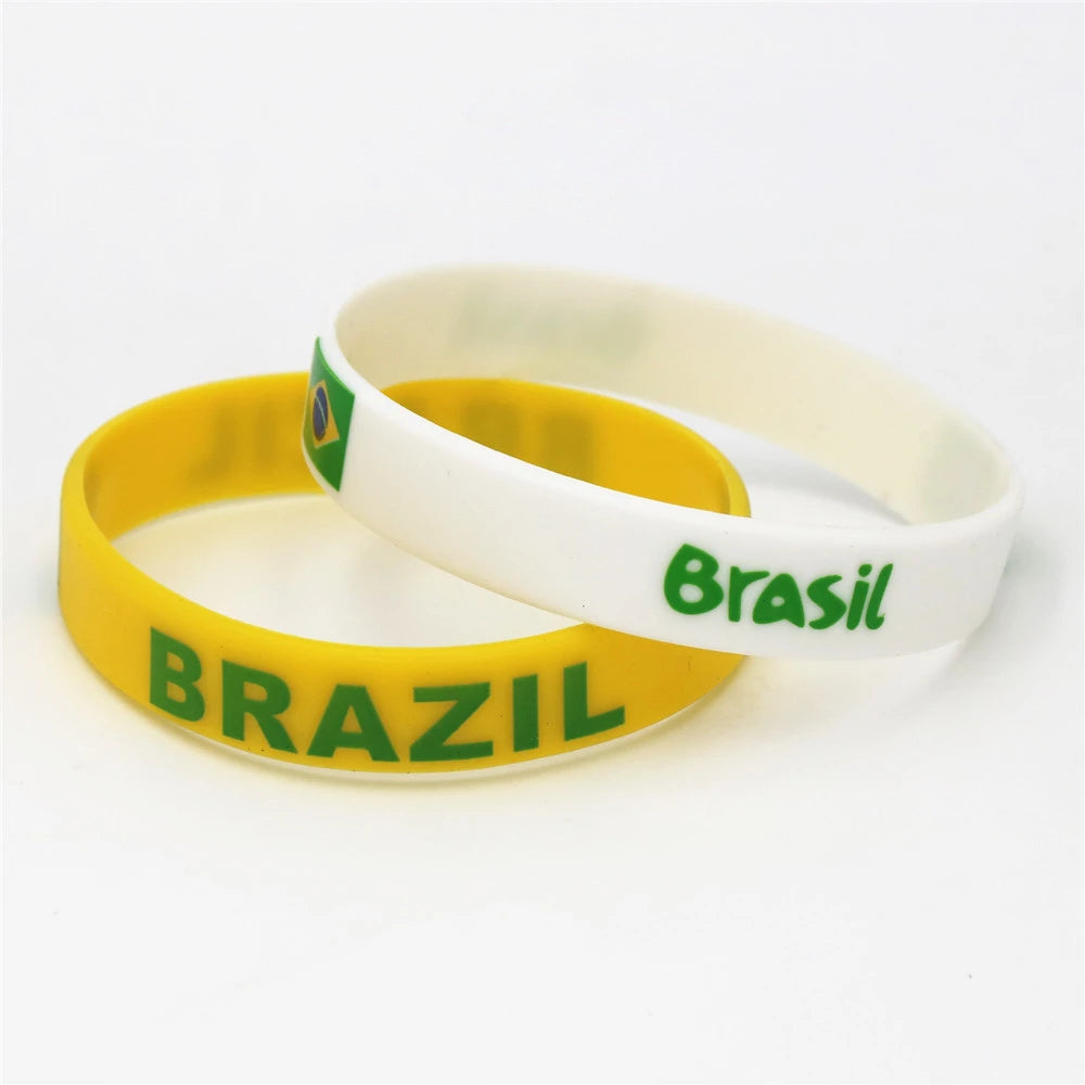 Pulseira Brasil Silicone