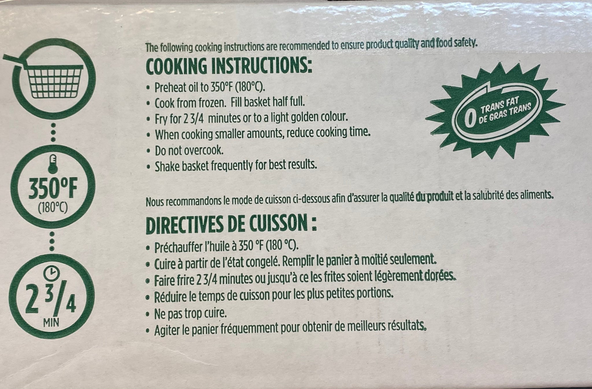 Batata Frita Congelada (BRAZILIAN MARKET)