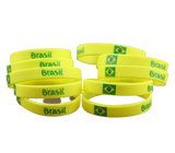 Pulseira Brasil Silicone