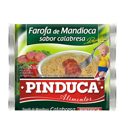 Farofa Temperada de Mandioca 250g (PINDUCA)