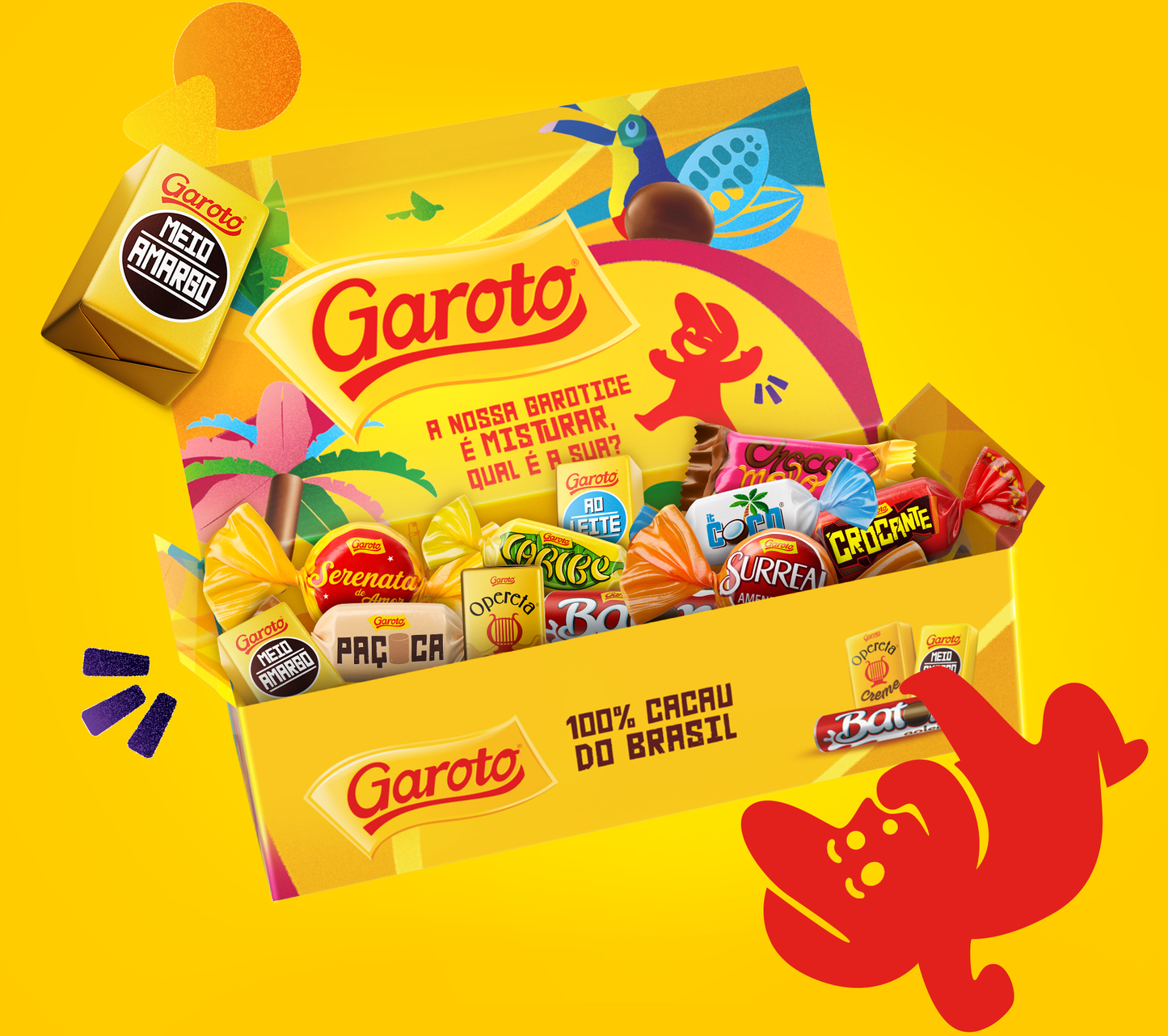 Caixa de Bombom Sortidos 250g (GAROTO)