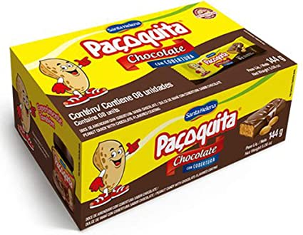 Pacoquita coberta com chocolate (SANTA HELENA)