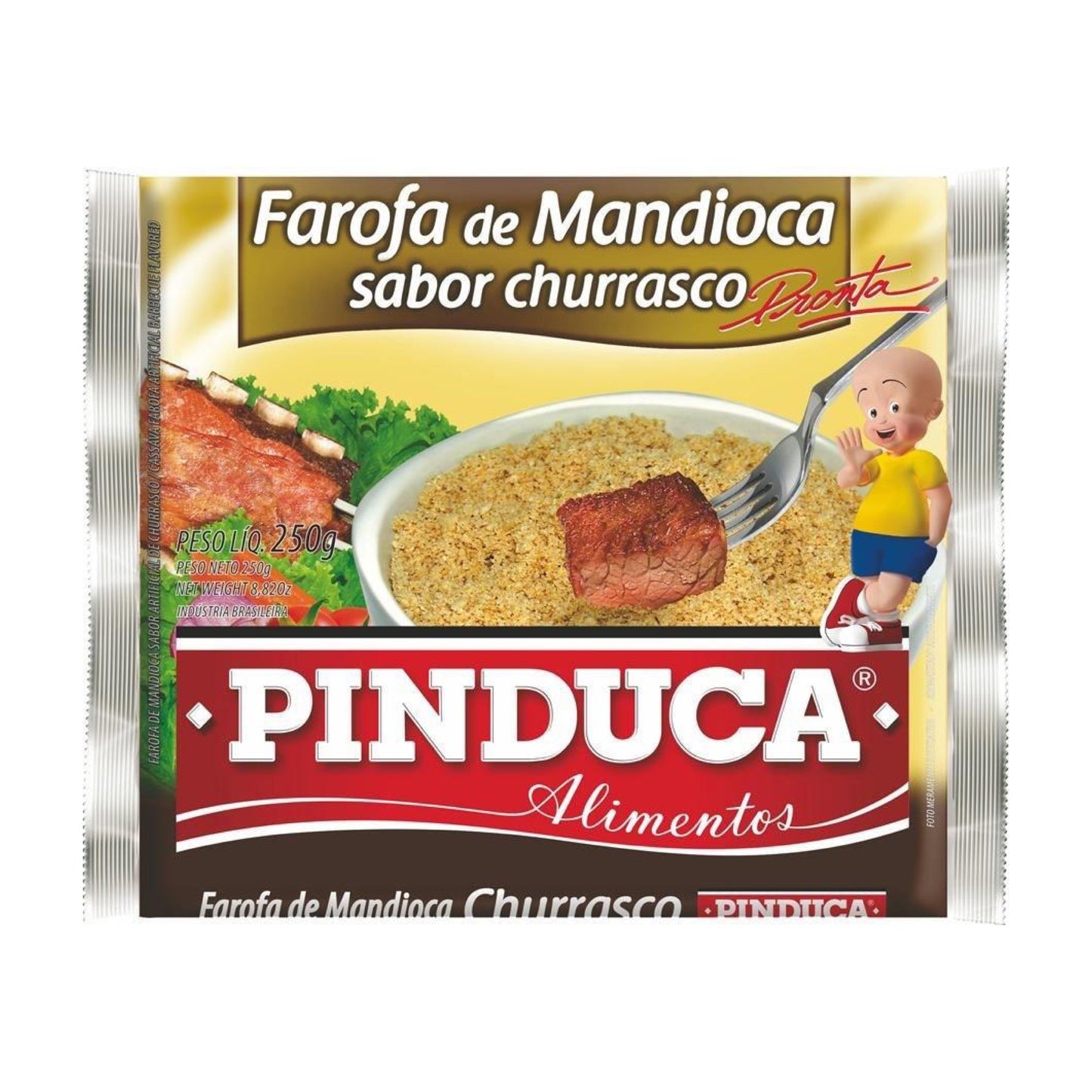 Farofa Temperada de Mandioca 250g (PINDUCA)