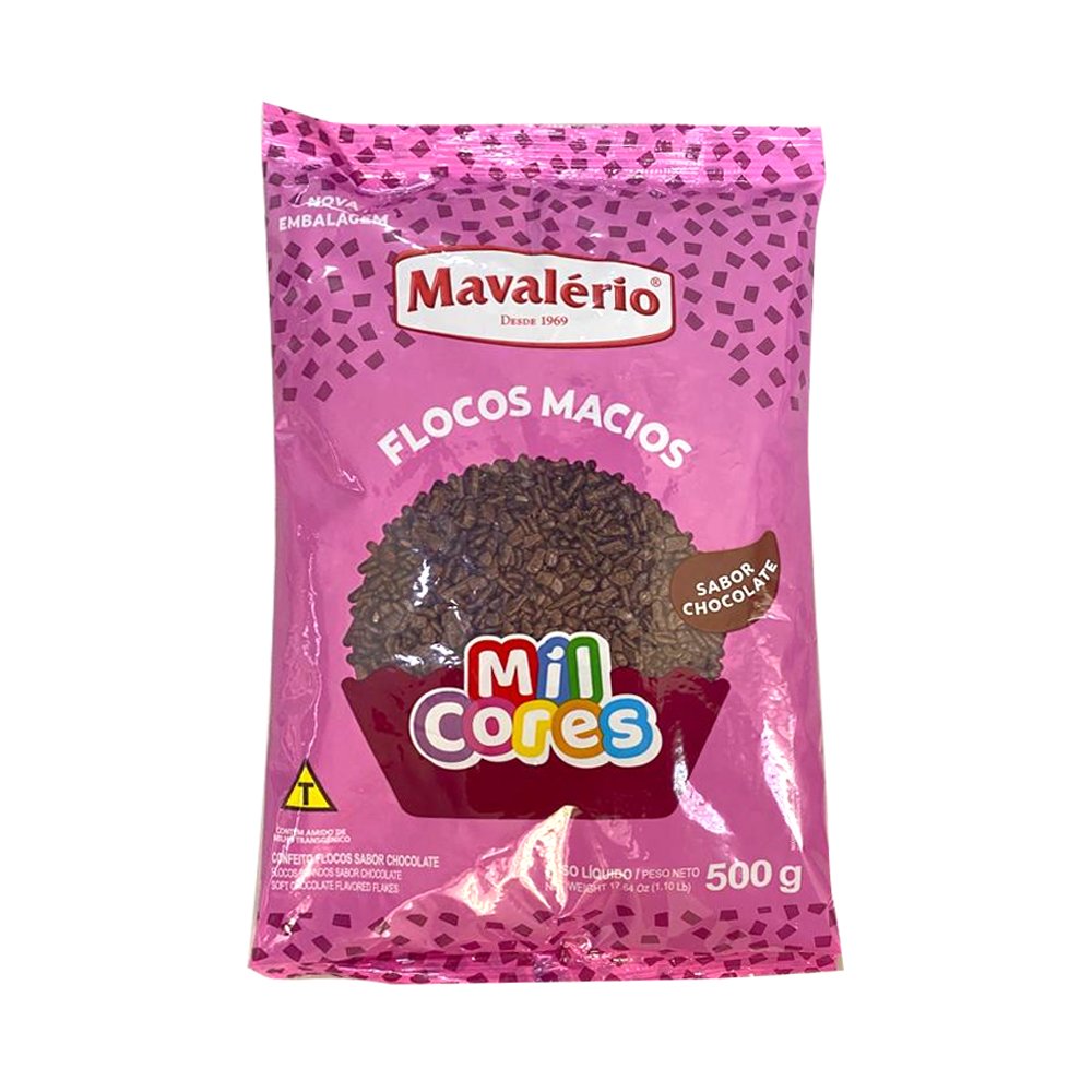 Granulado FLOCOS Macios de Chocolate (MAVALERIO)