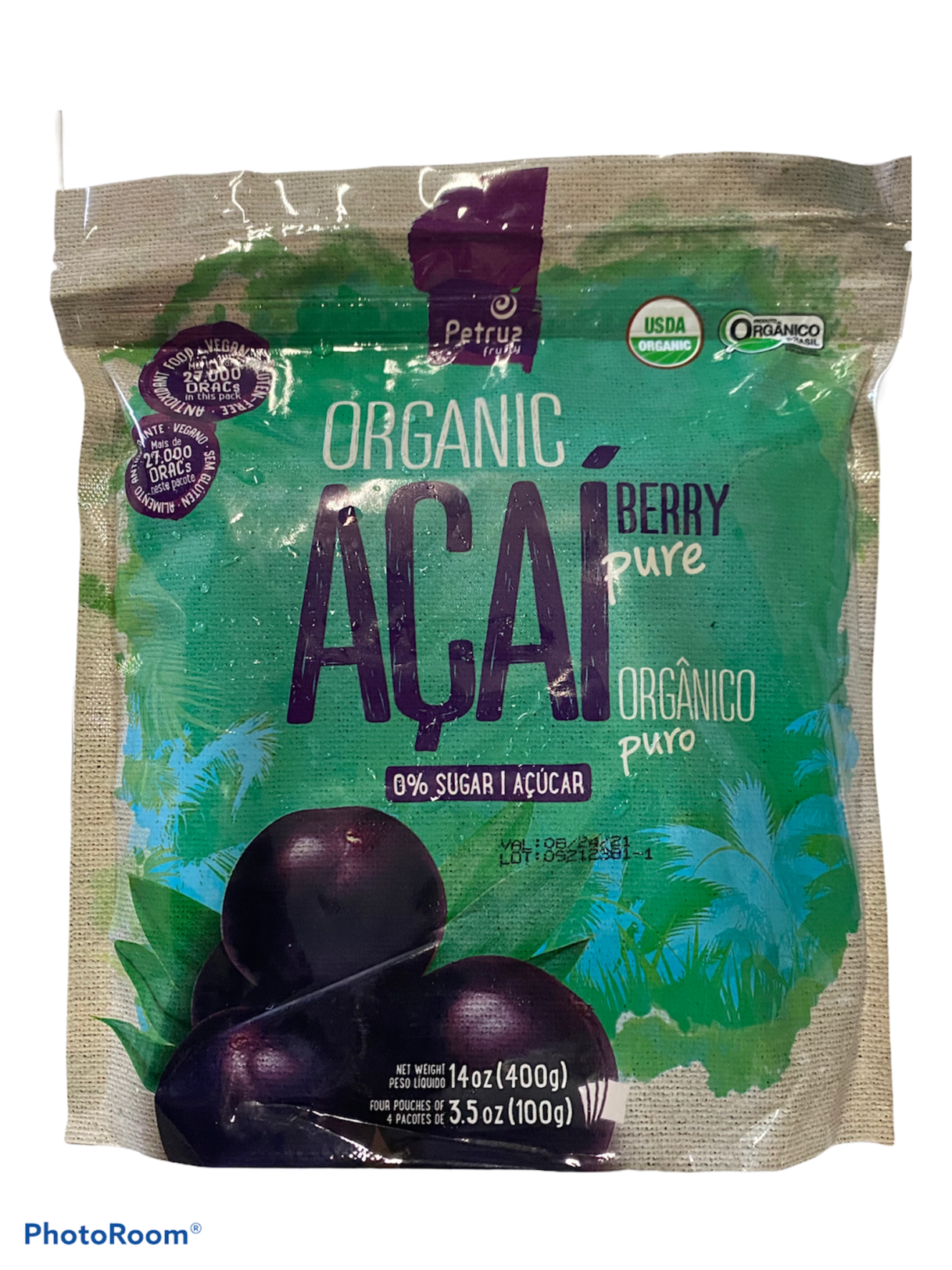 Polpa de Açaí Orgânico (PETRUZ)