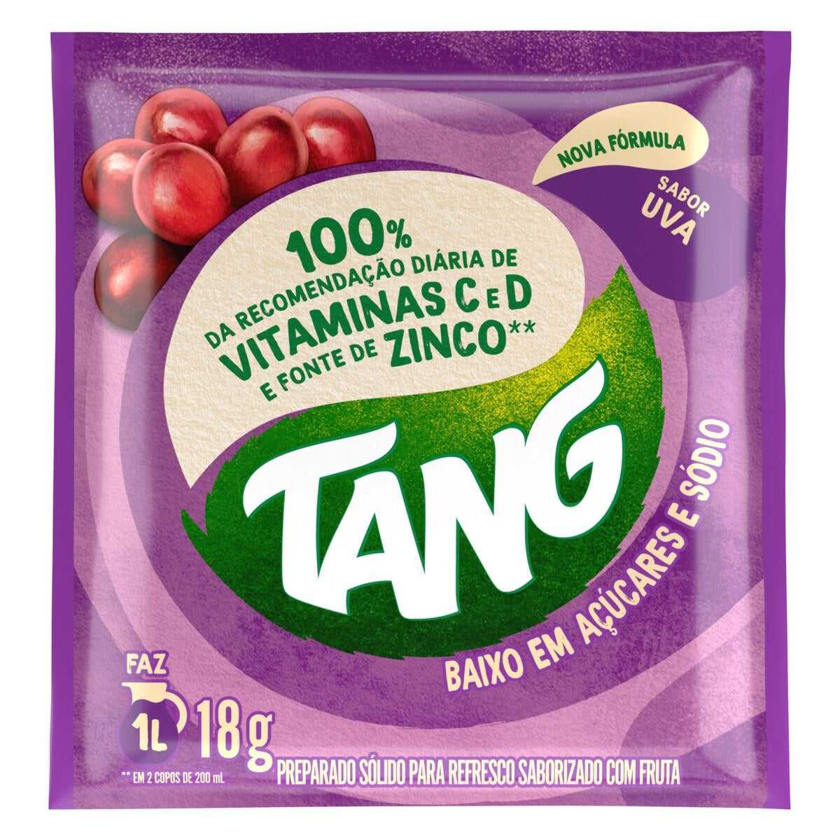 Sucos Tang Fonte de Zinco 18g (TANG)