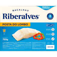 Frozen Cod Loin Steak 750g (RIBERALVES)