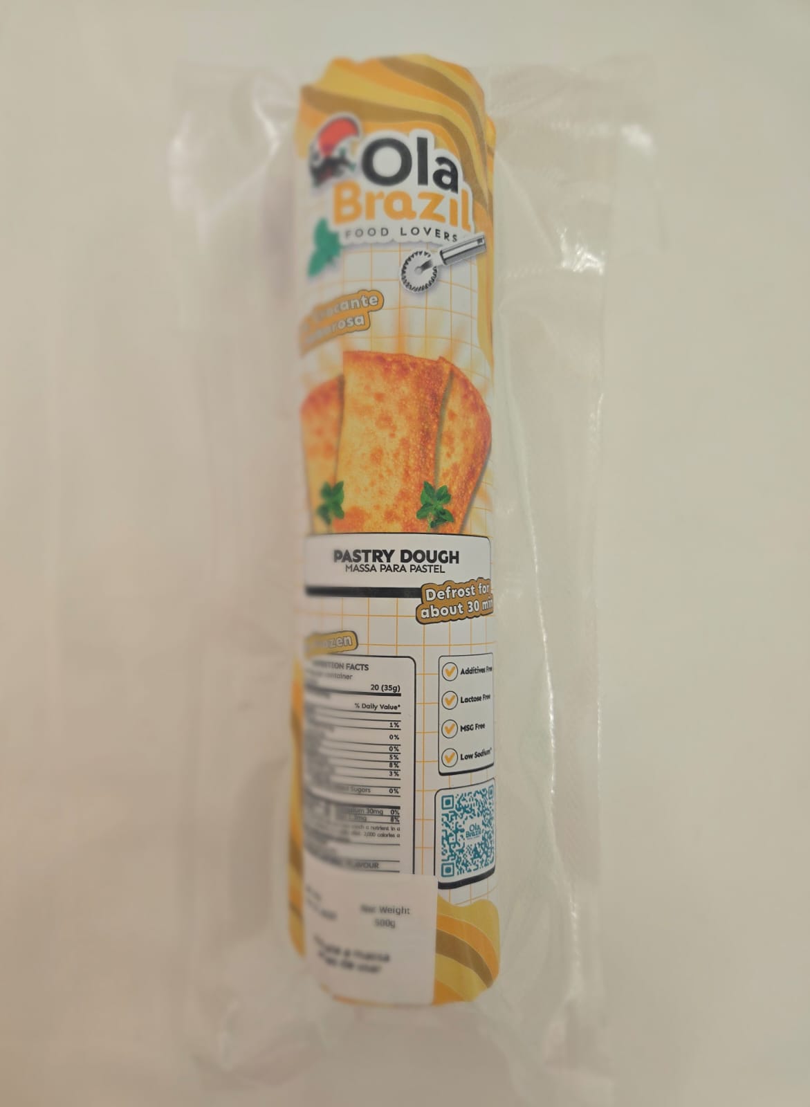 Massa de Pastel Congelada (OLA BRAZIL)