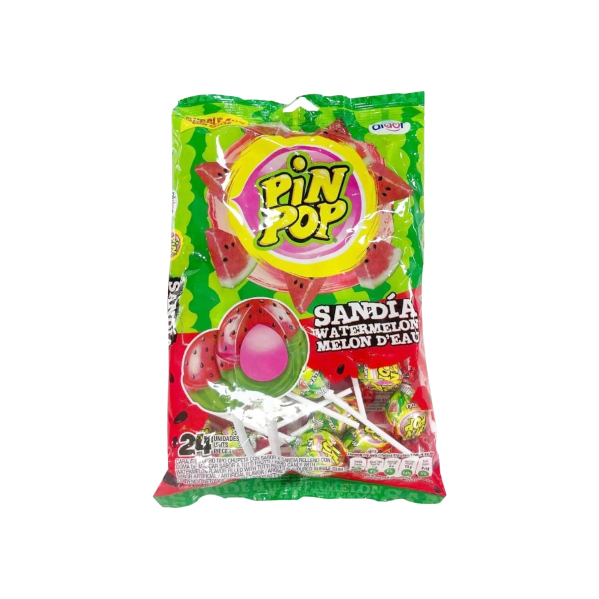 Pirulito com chiclete - Unidade  (PIN POP)