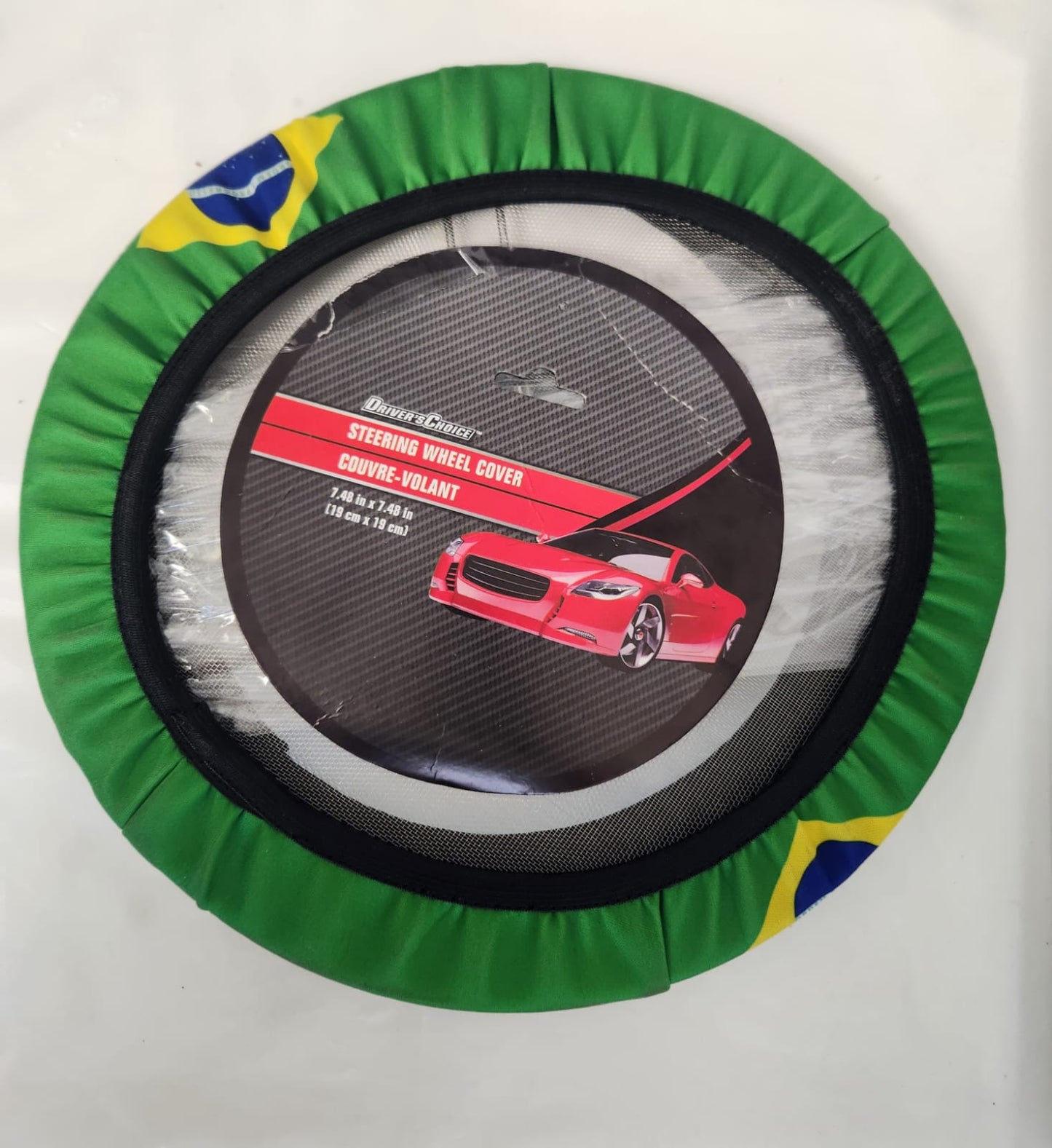 Cobertura de Volante para Carro Bandeira do Brasil